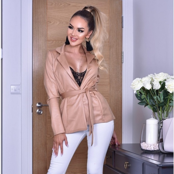 Elisha shimmer belted jacket - Picture 2 of 5